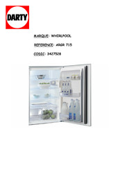 Whirlpool ARGR 715 Mode D'emploi