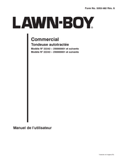 Lawn-Boy 22243 Manuel De L'utilisateur