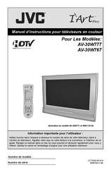 JVC I'Art Pro AV-30W777 Manuel D'instructions