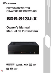 Pioneer BDR-S13U-X Manuel De L'utilisateur