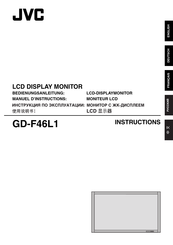 JVC GD-F46L1 Manuel D'instructions