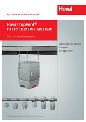 Hoval TopVent TH-6 Instructions De Service