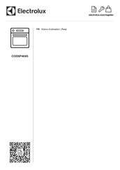 Electrolux COD6P46X0 Notice D'utilisation