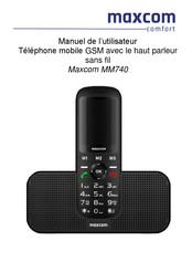 Maxcom comfort MM740 Manuel De L'utilisateur