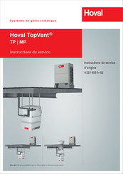 Hoval TopVent MP Serie Instructions De Service