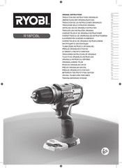 Ryobi R18PDBL-220S Traduction Des Instructions Originales