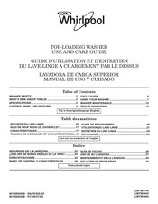 Whirlpool 3LWTW4740 Guide D'utilisation Et D'entretien