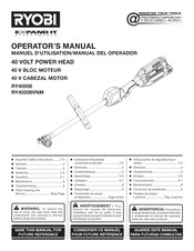 Ryobi RY40006VNM Manuel D'utilisation