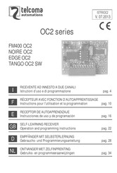 Telcoma Automations FM400OC2 Instructions Pour L'utilisation Et La Programmation