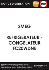 Smeg FC20WDNE Notice D'utilisation Detaillee