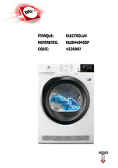 Electrolux EW8H4840SP Notice D'utilisation