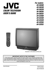 JVC AV-36360 Guide De L'utilisateur