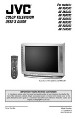 JVC AV-27D503 Guide De L'utilisateur