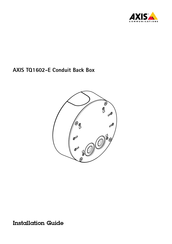 Axis TQ1602-E Guide D'installation