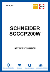 Schneid SCCCP200W Notice D'utilisation