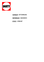 KitchenAid KMCM3810 Mode D'emploi