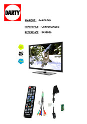 Samsung UE40D5000LED Manuel D'utilisation