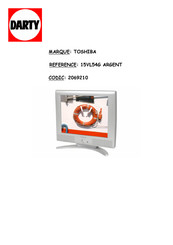 Toshiba 15VL54G Manuel D'utilisation