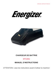 Energizer EFC20U Manuel D'instructions