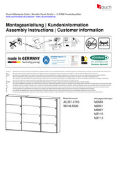 Rauch TOPSELLER OTELI AC357.07X3 Instructions De Montage