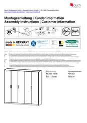 Rauch 61572.5080 Instructions D'assemblage