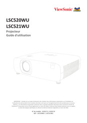 ViewSonic LSC521WU Guide D'utilisation