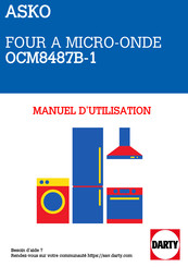 Asko OCM8487B-1 Mode D'emploi