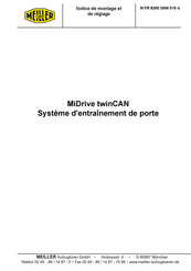 MEILLER MiDrive twinCAN Notice De Montage