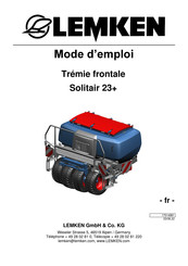 Lemken Solitair 23 plus Mode D'emploi