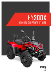 HYTRACK HY200X 2024 Manuel Du Propriétaire