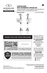 AQUAJOE YARDGUARD AJYP101 Manuel D'utilisation