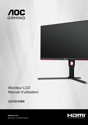 AOC U27G3X/BK Manuel D'utilisation