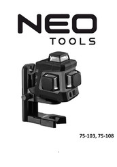 NEO TOOLS 75-108 Manuel De L'utilisateur