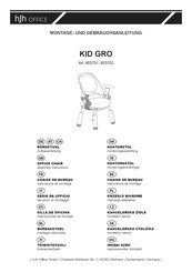 hjh OFFICE KID GRO 653752 Instructions De Montage