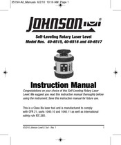 Johnson 40-6516 Manuel D'instructions