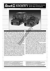 REVELL HMMWV M966 TOW Missile Carrier Mode D'emploi