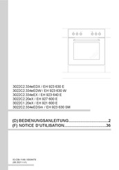 Amica 3022C2.20eX Notice D'utilisation