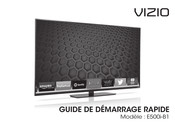 Vizio E500i-B1 Guide De Démarrage Rapide