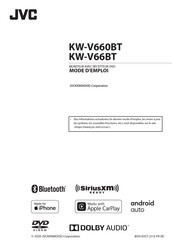 JVC KW-V66BT Mode D'emploi