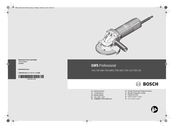 Bosch GWS 750-100 E Professional Notice Originale