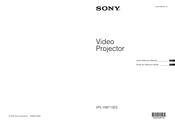 Sony VPL-VW715ES Guide De Référence Rapide