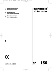 EINHELL Bavaria 44.125.20 Mode D'emploi