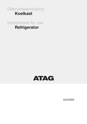 Atag KU2590A/A01 Mode D'emploi