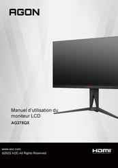 AOC AGON AG275QX Manuel D'utilisation