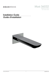 aquabrass Must 56032 Guide D'installation