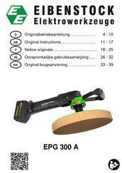 EIBENSTOCK EPG 300 A Notice Originale