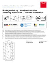 Rauch Celle 51256.6600 Instructions De Montage