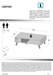 Forte CERT501 Notice De Montage