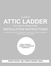 Louisville ATTIC AL2240MG-C Instructions D'installation