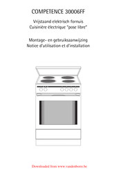 AEG COMPETENCE 30006FF Notice D'utilisation Et D'installation